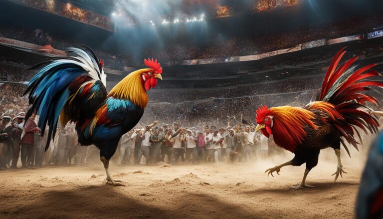 Pertarungan ayam Dalam  Berjudi